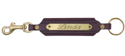 Perri’s® Padded Leather Key Chain with Nameplate