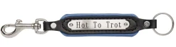 Perri’s® Padded Leather Key Chain with Nameplate