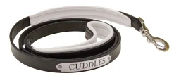 Perri’s® Padded Leather Nameplate Dog Leash