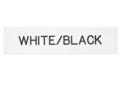 Plastic Stall Plate - 1 or 2 lines