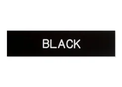 Plastic Stall Plate - 1 or 2 lines