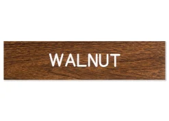 Plastic Stall Plate - 1 or 2 lines