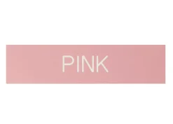 Plastic Stall Plate - 3 lines