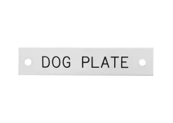 Rectangular Dog Collar Nameplate