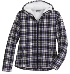 Riding Sport™ Ladies’ Lancaster Sherpa-Lined Flannel Hoodie