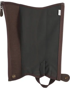 Riding Sport™ Kids’ Synthetic Suede Half Chaps with Silicone Grip Patches