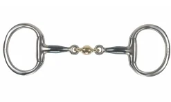 Shires Blue Sweet Iron Flat Eggbutt Bit with Lozenge