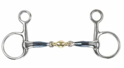 Shires Blue Sweet Iron Hanging Cheek Bit with Lozenge
