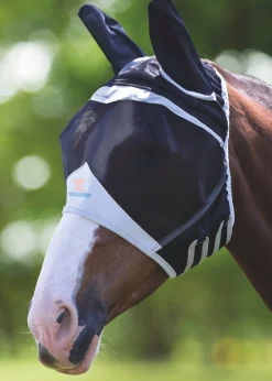 Shires Fine Mesh Fly Mask (Ears)