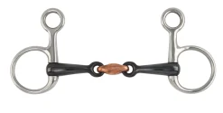 Shires Sweet Iron Hanging Cheek Snaffle Bit with Lozenge