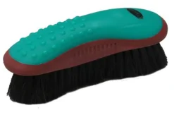 Showman® Extra-Soft Horsehair Finishing Brush with Grip-Dot Handle