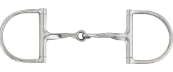 Slow Twist Pony Snaffle D-Ring Bit