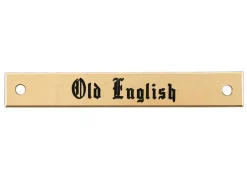 Small Beveled Edge Halter Nameplate