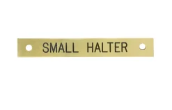 Small Rectangular Halter Nameplate