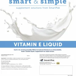 SmartEquine™ Smart & Simple Vitamin E Liquid–56 Liquid Packs
