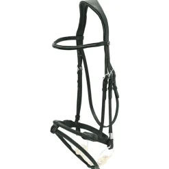 Stübben Pro Jump Bridle with Rope Noseband & Removable Flash