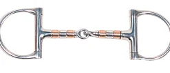 Suffolk™ Copper Roller Snaffle D-Ring Bit