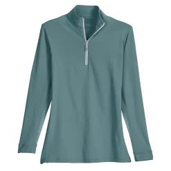 THE TAILORED SPORTSMAN™ Ladies’ IceFil® Quarter-Zip Long Sleeve Sun Shirt