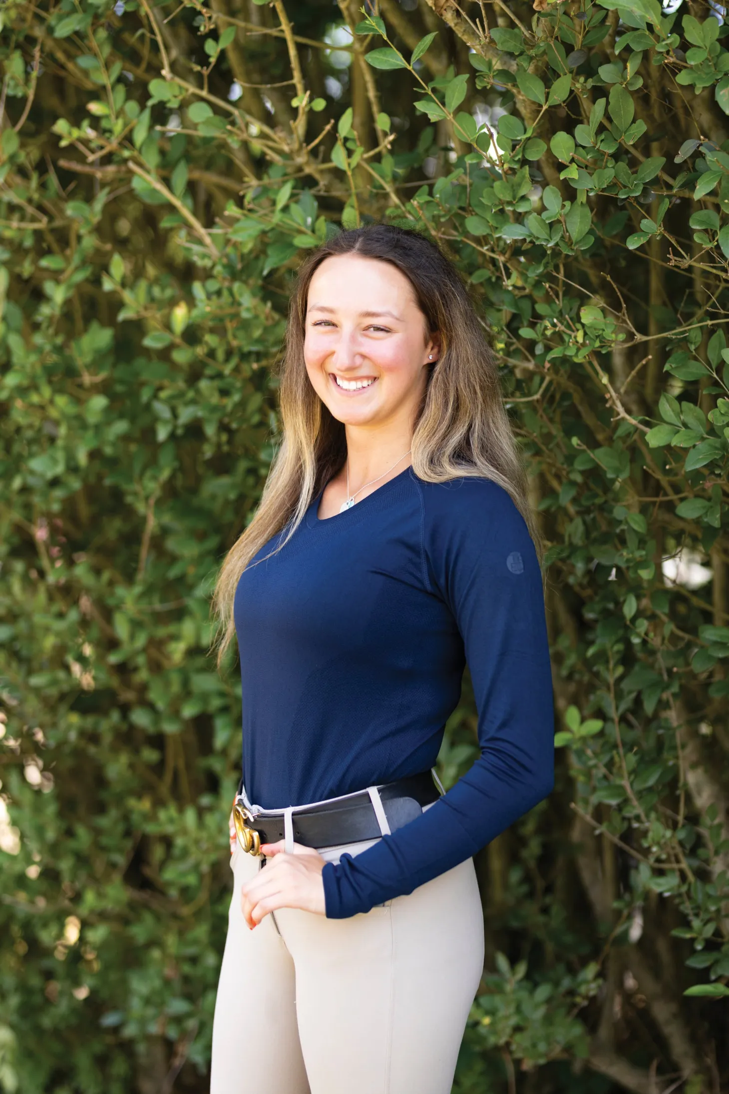 TKEQ Ladies’ Kennedy Seamless V-Neck Long Sleeve Shirt 2.0