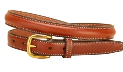 Tory Leather 3/4" Raised Leather Belt