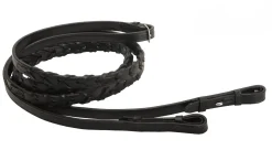 Tory Leather Company 5/8" x 72" Laced Reins with Hook Stud Ends
