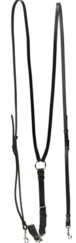 Tory Leather Company Deluxe Vienna Sliding Side Reins with Girth Loop