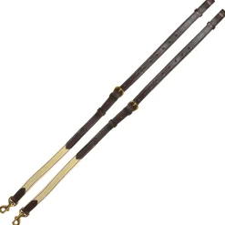 Tory Leather Company DS Premium Leather Side Reins with Elastic