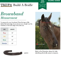 TRU-Fit™ Build-A-Bridle™ Fancy-Stitched Browband