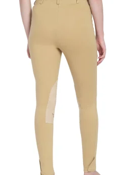 TuffRider® Ladies' Cotton Pull-On Knee-Patch Plus Breech